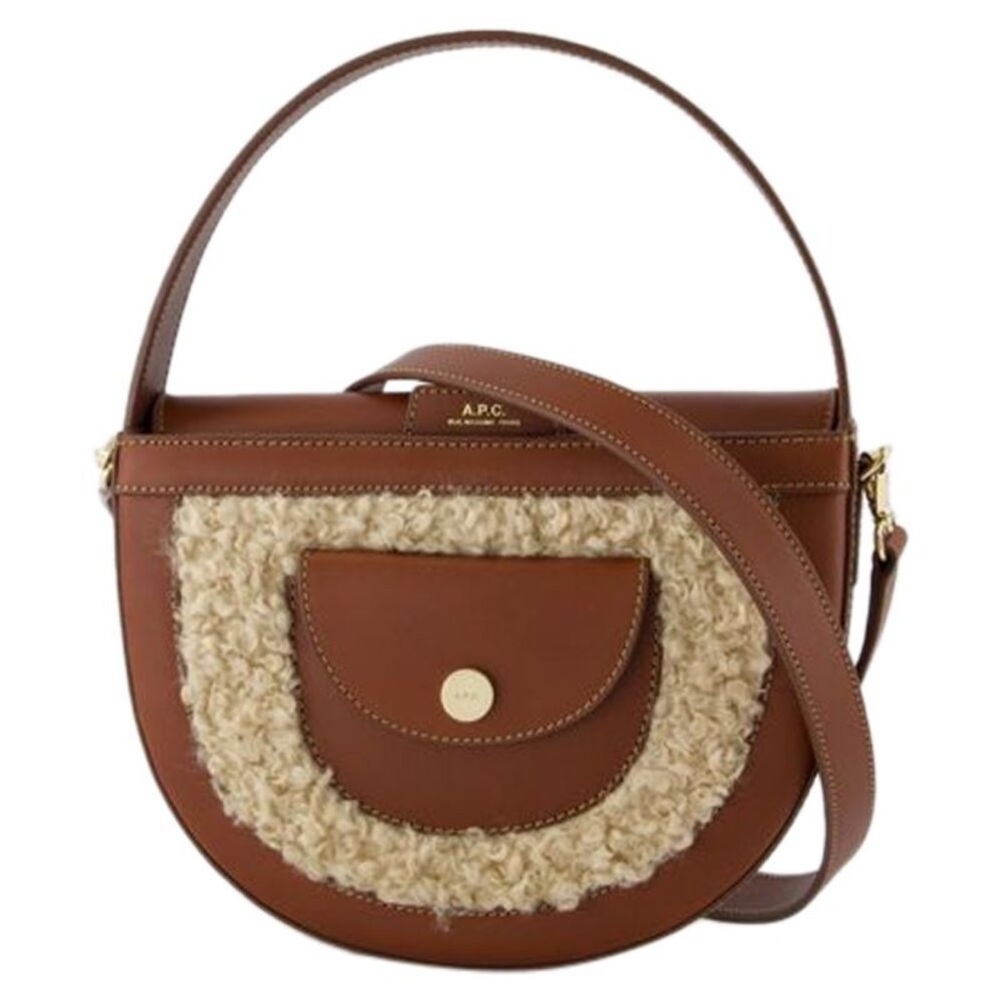 A.P.C. Brown Pocket Small Bag, Size: OS